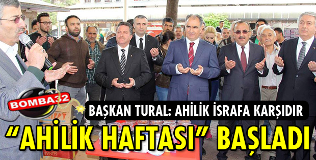 AHİLİK HAFTASI KUTLAMALARI TÖRENLE BAŞLADI