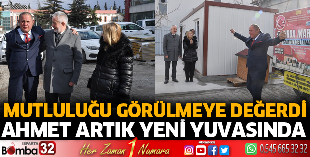 Ahmet artık daha mutlu 