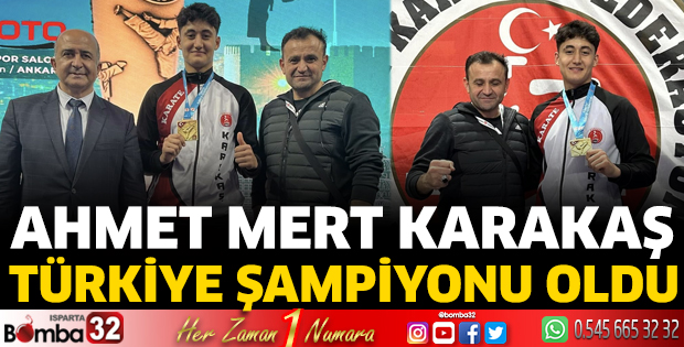 Ahmet Mert Karakaş, Türkiye Şampiyonu oldu