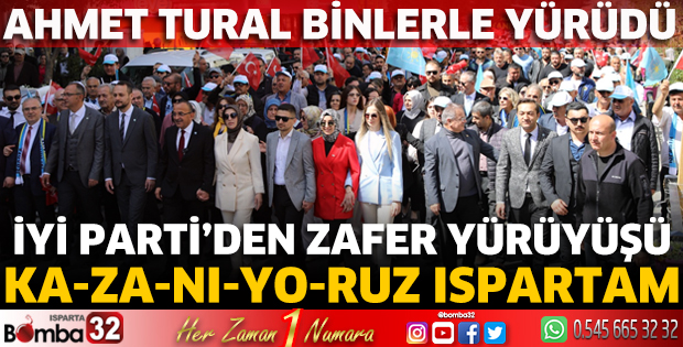 Ahmet Tural binlerle yürüdü