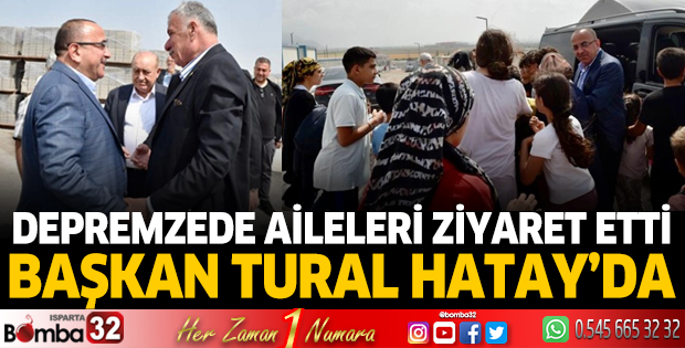 Ahmet Tural Hatay’da