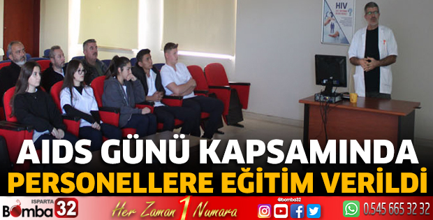 AIDS Günü kapsamında eğitim verildi