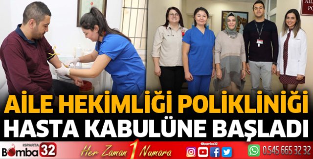 Aile Hekimliği Polikliniği Doğu Yerleşkesinde Hasta Kabulüne Başladı