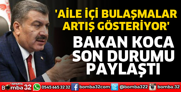 AİLE İÇİ BULAŞMALAR ARTIŞ GÖSTERİYOR