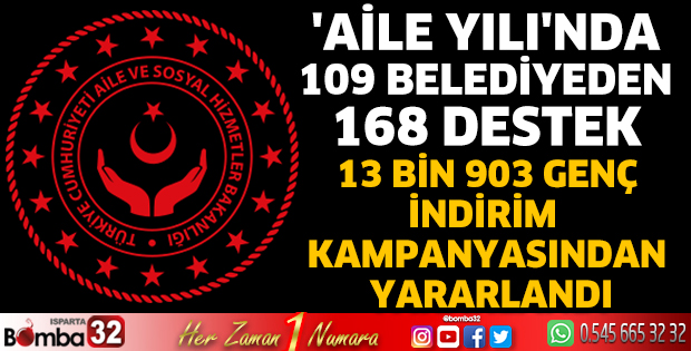 'Aile Yılı'nda 109 belediyeden 168 destek