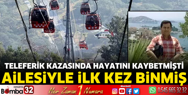 Ailesiyle ilk kez binmiş