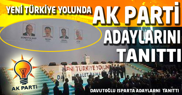 Ak Parti Adaylarını Tanıttı
