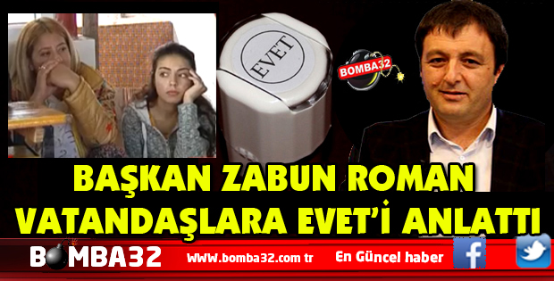 AK Parti İl Başkanı Osman Zabun Roman vatandaşlarla bir araya geldi