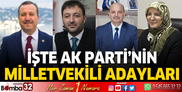 AK Parti Isparta Milletvekili Adayları 