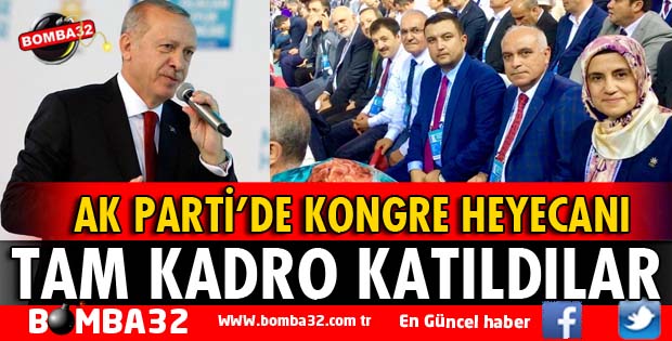 AK PARTİ ISPARTA TEŞKİLATI KONGREYE TAM KADRO KATILDI