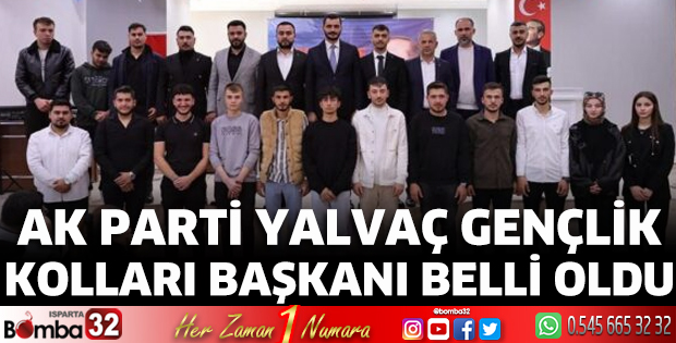 AK Parti Yalvaç Gençlik Kolları Başkanı belli oldu