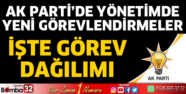 AK PARTİ yönetiminde yeni görevlendirmeler