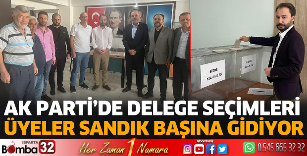 AK Parti’de delege seçimleri 