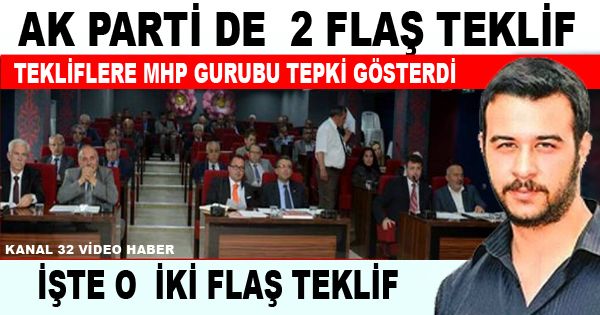 AK Parti’den 2 flaş teklif