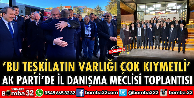 AK PARTİ'DE İL DANIŞMA MECLİSİ TOPLANTISI