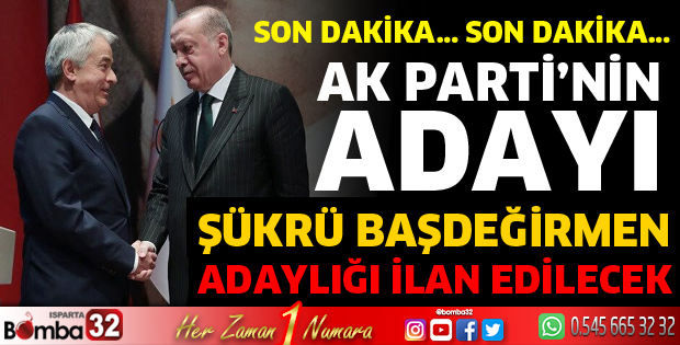 AK Parti'de Şükrü Başdeğirmen ile yola devam