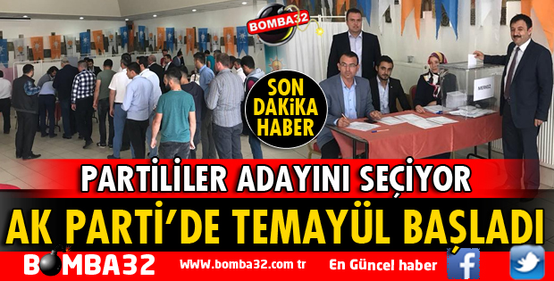AK PARTİ'DE TEMAYÜL HEYECANI