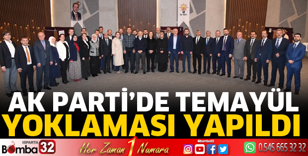 AK Parti'de temayül yoklaması yapıldı