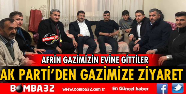 AK PARTİ'DEN GAZİMİZE ZİYARET