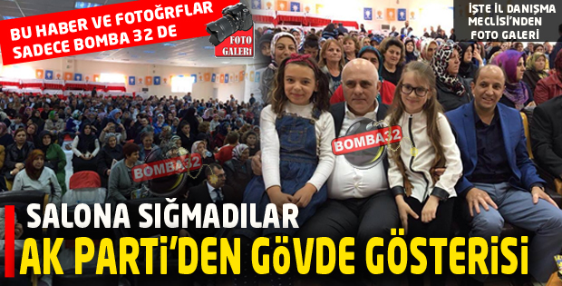 AK PARTİDEN GÖVDE GÖSTERİSİ 