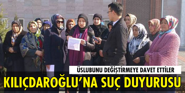 AK PARTİLİ KADINLARDAN SUÇ DUYURUSU!