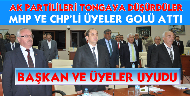 AK PARTİLİLERİ ORUÇ VURDU