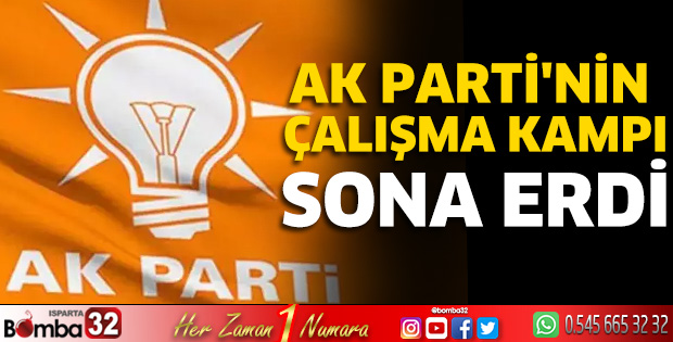 AK Parti'nin çalışma kampı sona erdi