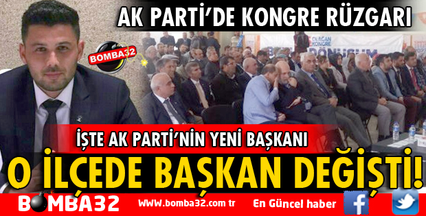 AK PARTİ'NİN GELENDOST İLÇE BAŞKANI DEĞİŞTİ