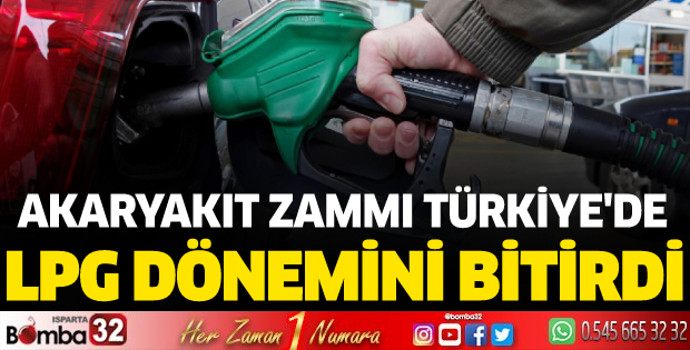 Akaryakıt zammı Türkiye'de LPG dönemini bitirdi