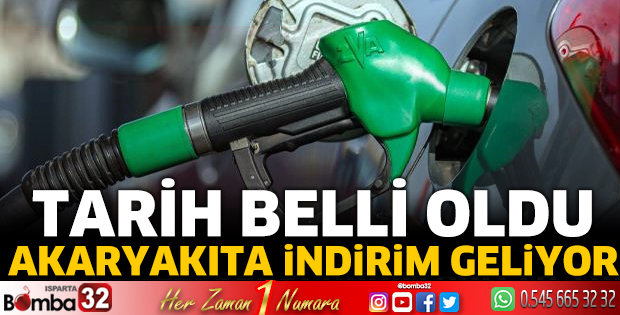Akaryakıta büyük indirim yolda