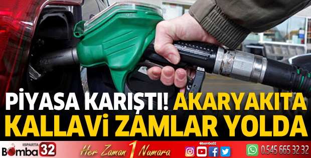 Akaryakıta kallavi zamlar yolda