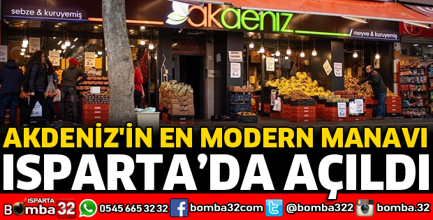 AKDENİZ'İN EN MODERN MANAVI YENİLENDİ
