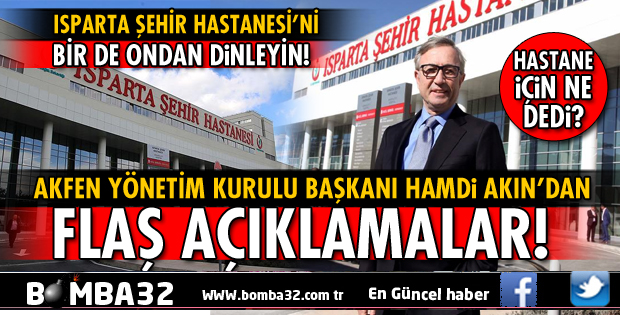 AKFEN YÖNETİM KURULU BAŞKANINDAN FLAŞ AÇIKLAMA
