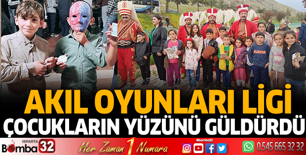 Akıl oyunları ligi ile çocukların yüzünü güldürdüler