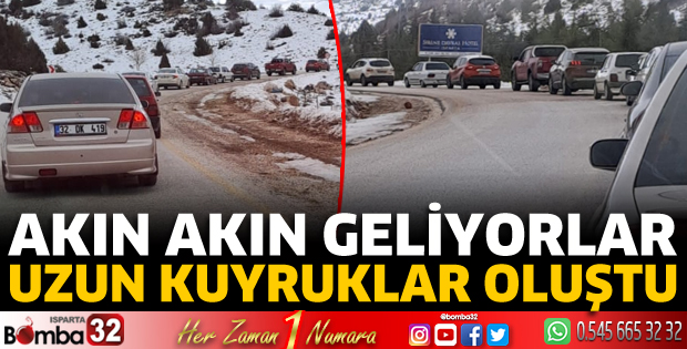 Akın akın geliyorlar 