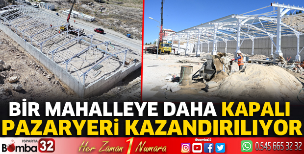 Akkent Mahallesine kapalı pazaryeri kazandırılıyor