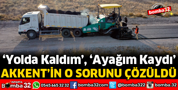AKKENT MAHALLESİNİN BİR SORUNU DAHA ÇÖZÜME KAVUŞTU