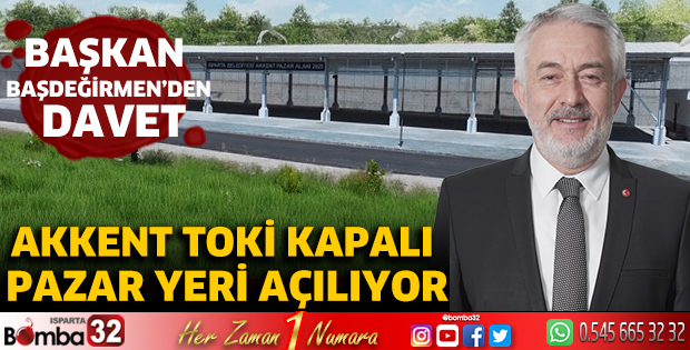 Akkent TOKİ Kapalı Pazar Yeri Açılıyor