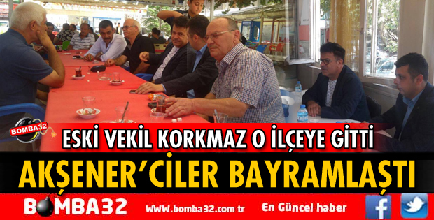 AKŞENER CEPHESİ ŞARKİKARAAĞAÇ'TA BULUŞTU