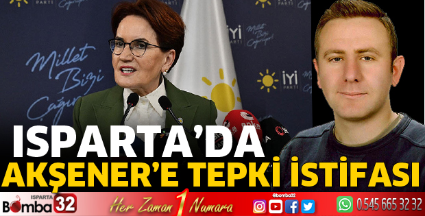 Akşener'e tepki istifası