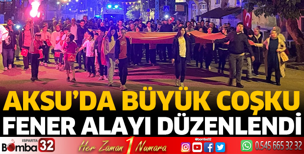 Aksu’da 19 Mayıs coşkusu