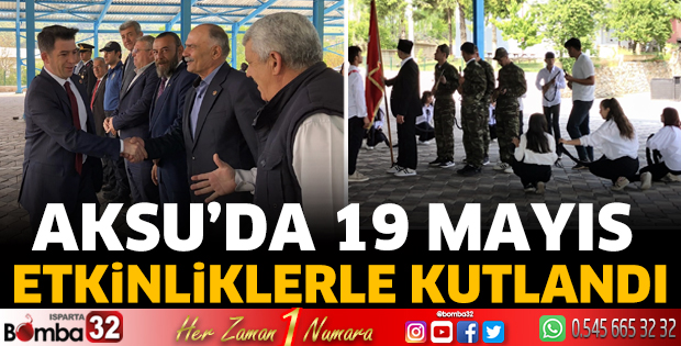 Aksu’da 19 Mayıs coşkusu