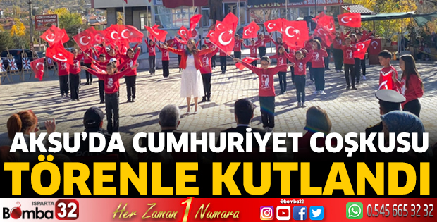 Aksu'da Cumhuriyet coşkusu