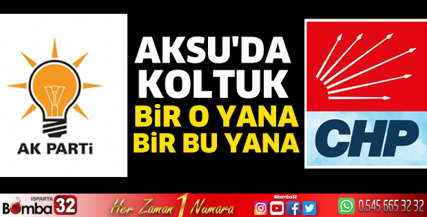 Aksu'da koltuk bir o yana bir bu yana