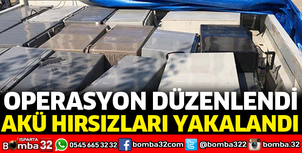 AKÜ HIRSIZLARI YAKALANDI