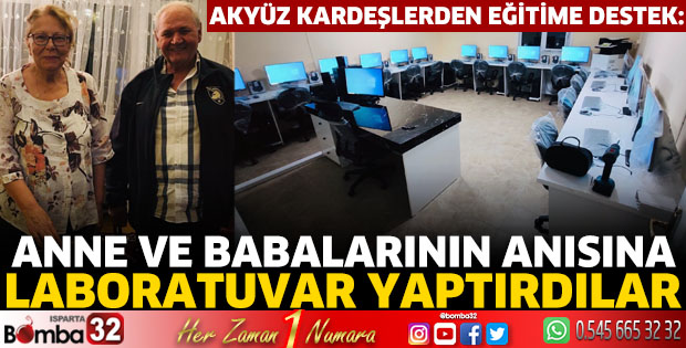Akyüz kardeşlerden eğitime destek: