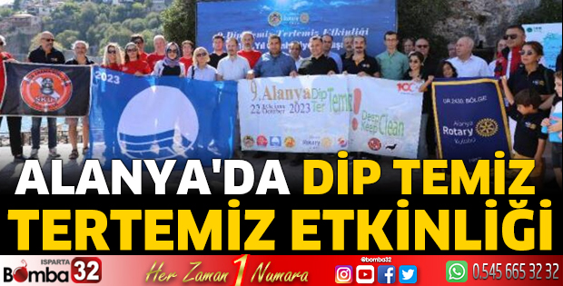 Alanya'da Dip Temiz Tertemiz etkinliği