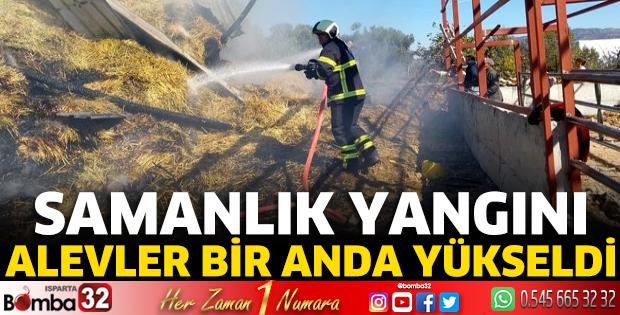 Alevler bir anda yükseldi