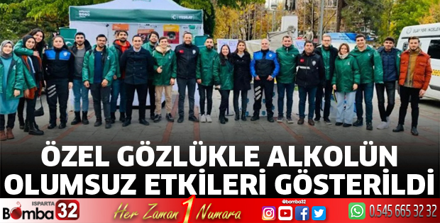 Alkolün olumsuz etkileri gösterildi