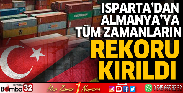 Almanya’ya tüm zamanların ihracat rekoru kırıldı